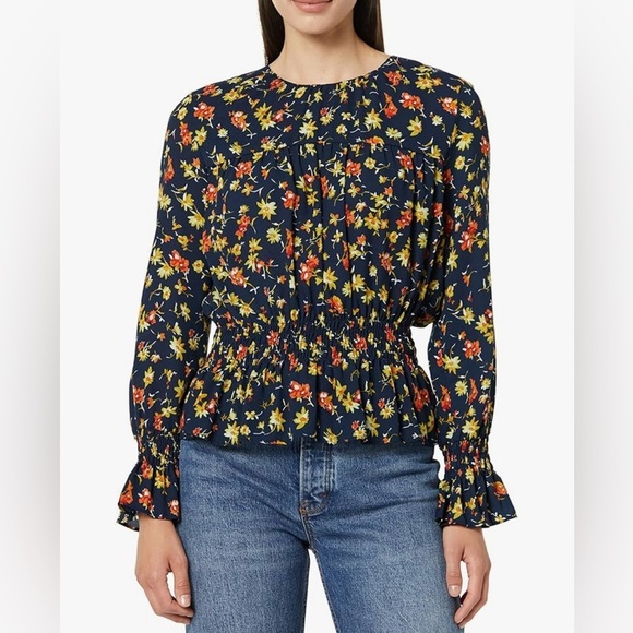 Victor Alfaro Floral Print Women's Top - size Large - Picture 3 of 9